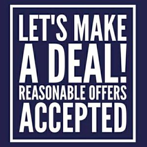 Reasonable offers accepted 🥰